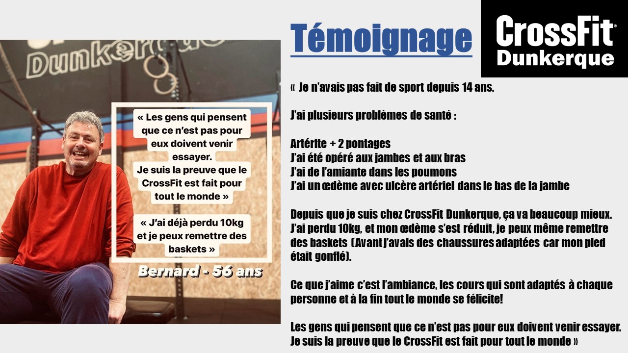 Témoignage CrossFit Dunkerque 1